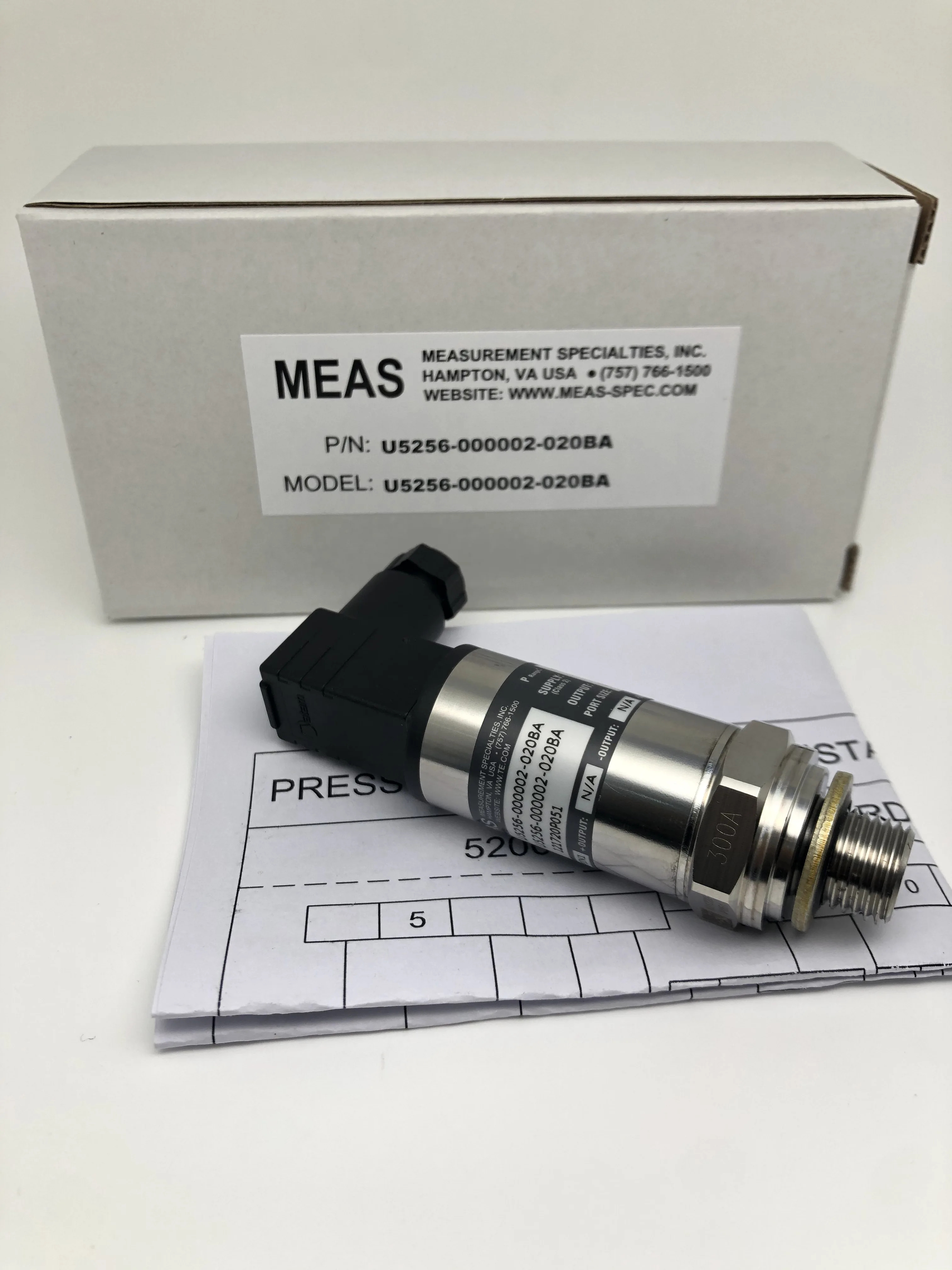 U5256-000002-020BA MEAS 압력센서 기술 지원