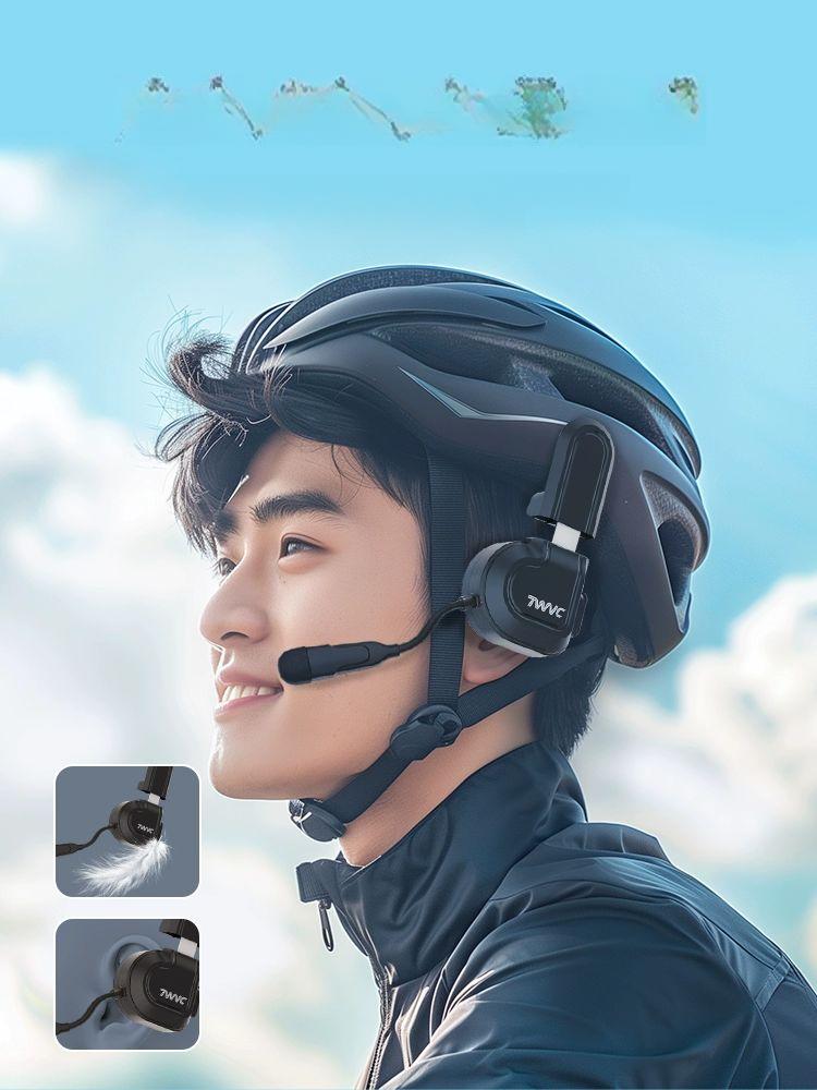 블루투스 핸즈프리 헬멧 오토바이 음성 호환 음악 스테레오 라이딩 인터콤 라이더 - 상품 이미지