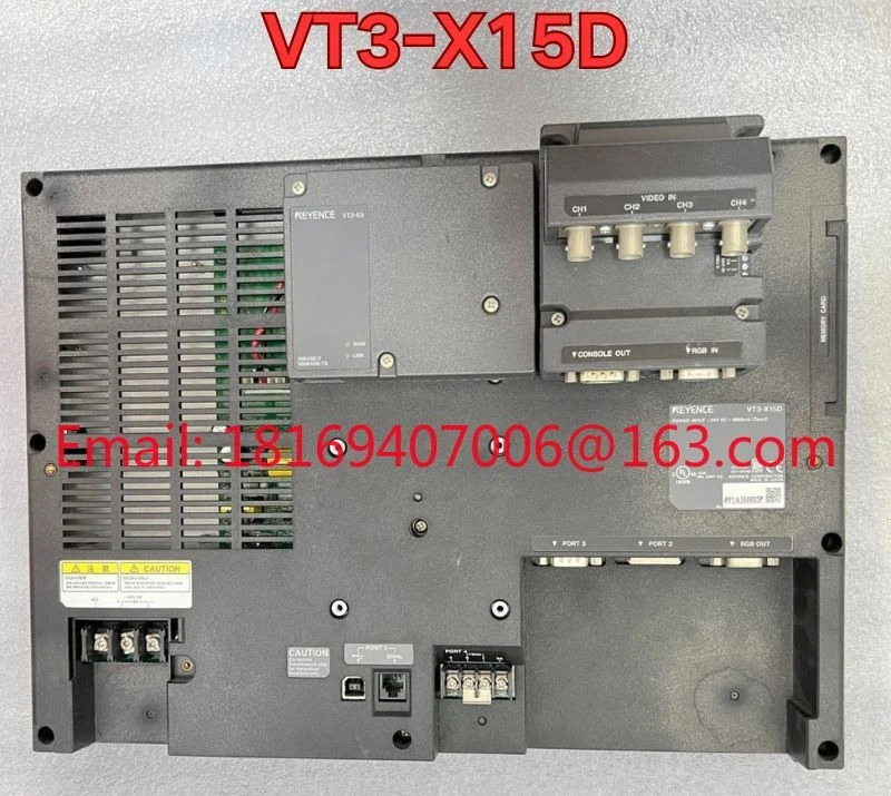 리퍼 VT3-X15D 터치스크린 기능 리퍼는 정상