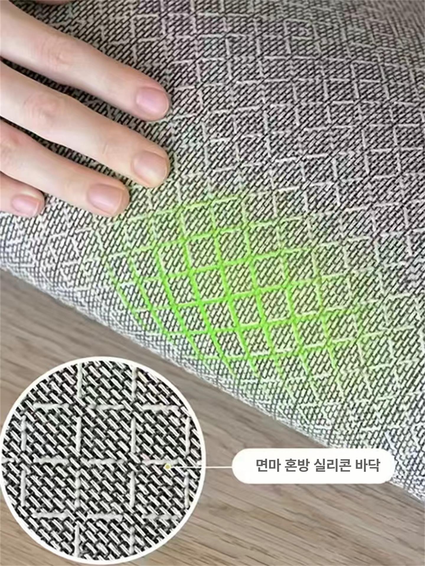 유니크 러그 매트 디자인 컬러 모던 워셔블 카페트 침실 일러스트 북유럽 주방 아트 - 상세 이미지 3
