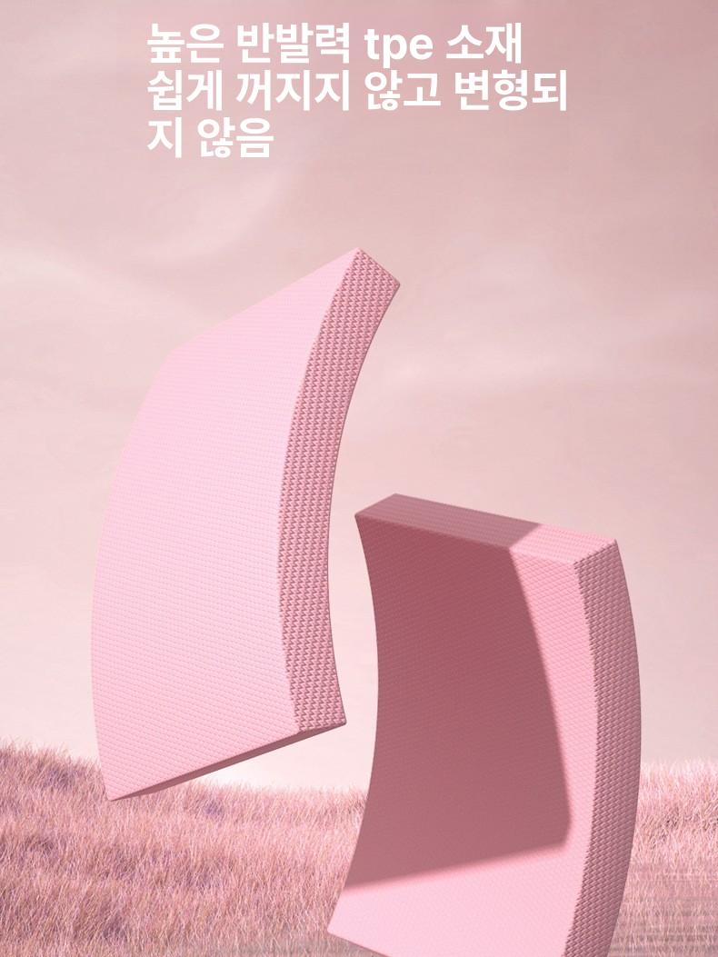 두꺼운 무릎패드 요가매트 필라테스 쿠션 보호 운동용 운동매트 무릎매트 - 상세 이미지 4