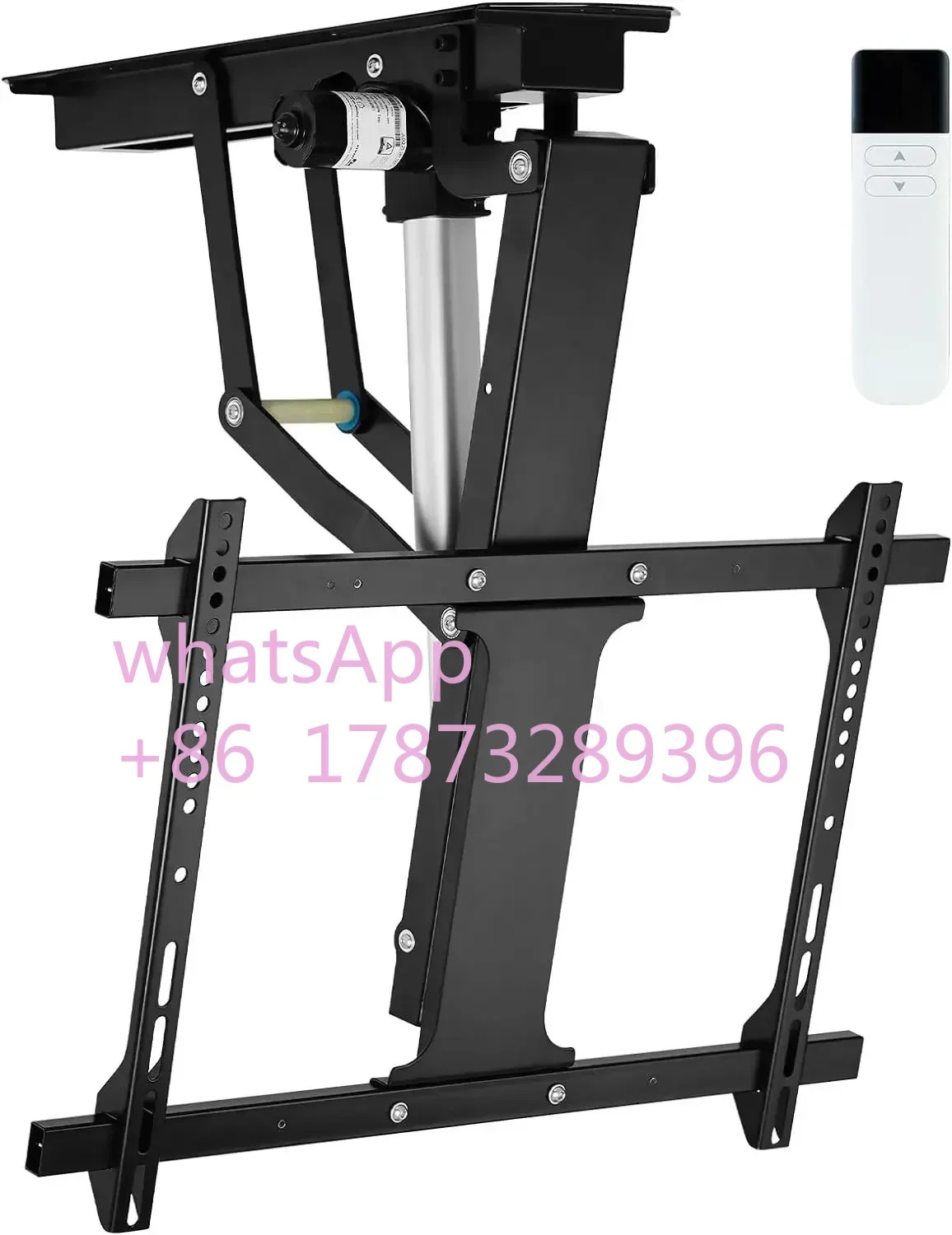 3270인치 평면 곡선원격 전동식 플립다운 피치 지붕 TV 마운트가 전기 조정 가능천장 마운트