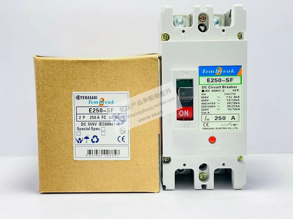 오리지널 일본 테라사키 테라자키 회로차단기 E250-SF 선박2P 125-250A