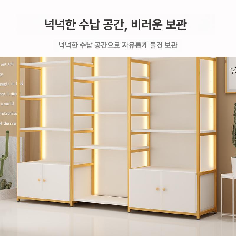 골드 진열대 받침대 정리 거실 디스플레이 스탠드 전시대 매대 원형 전시다이 - 상세 이미지 3