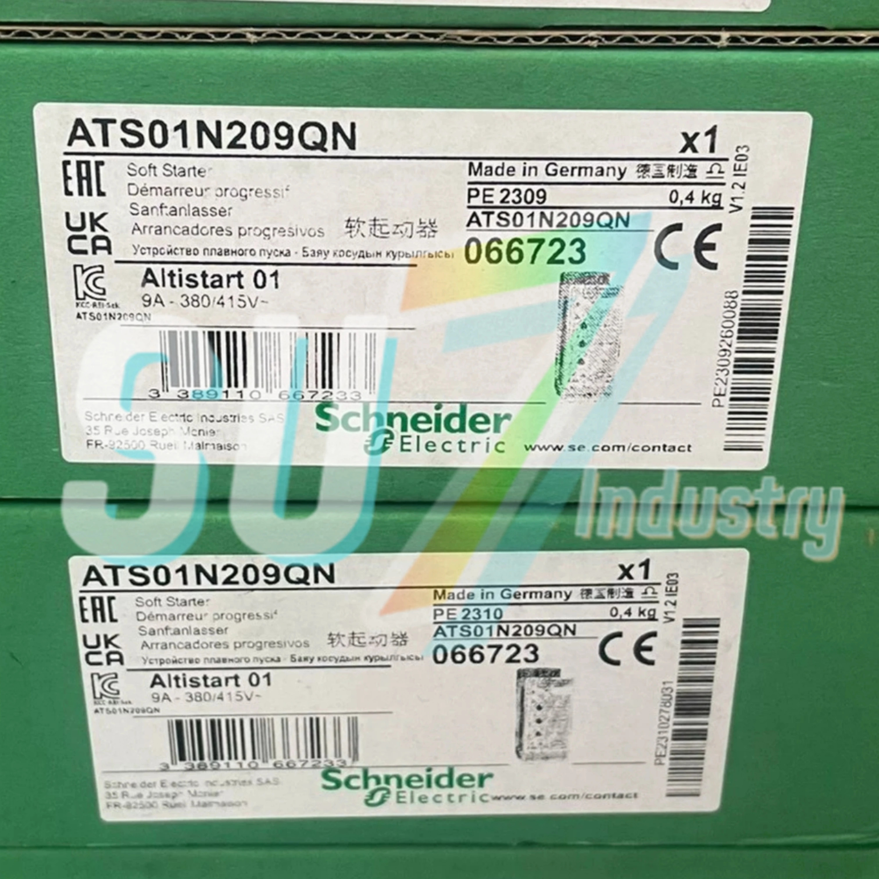 소프트 스타터 원본 ATS01N206QN ATS01N209QN ATS01N212QN ATS01N222QN ATS01N232QN