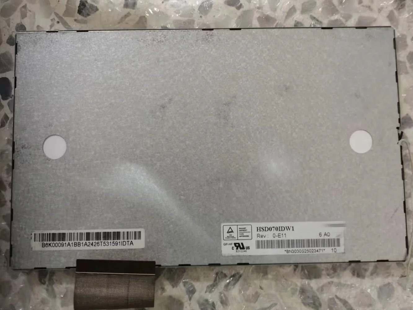 TFT HSD070IDW1 LCD 디스플레이 스크린 터치 패널 7 인치