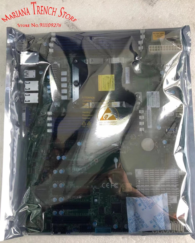 X11SPL-F 산업패키지 마더보드 슈퍼마이크로 단일 채널 LGA3647 기가비트 이더넷 포트 M.2