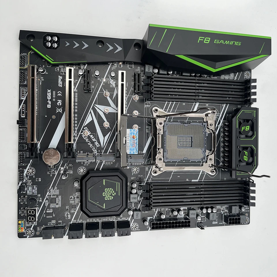 LGA 2011-3 XEON X99 마더보드 E5 2690 v3 4x8G DDR4 NON-ECC 메모리 콤보 키트 세트 NVME SATA USB HUANANZHI X99-F8