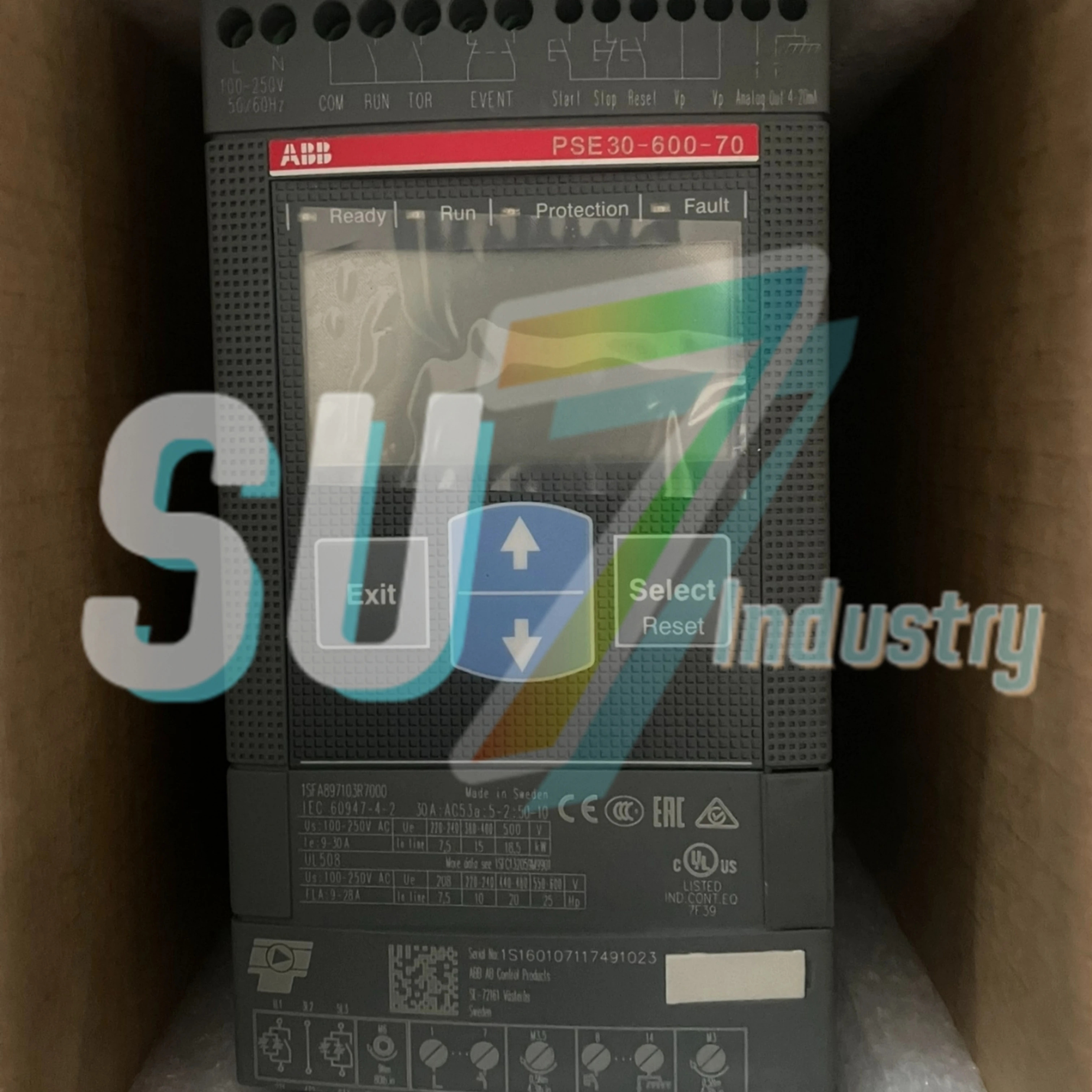 소프트 스타터 새 PSE18-600-70 7.5kw PSE25-600-70 11kw PSE30-600-70 15kw PSE37-600-70 18.5kw PSE45-600-70 2
