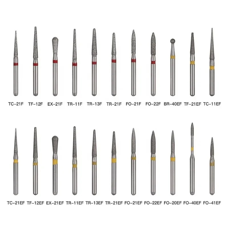 AZDENT 다이아몬드 버 공장 공급 키트 당 BR-31 TR-13 BR-41 BR-46 BR-40 BR-45