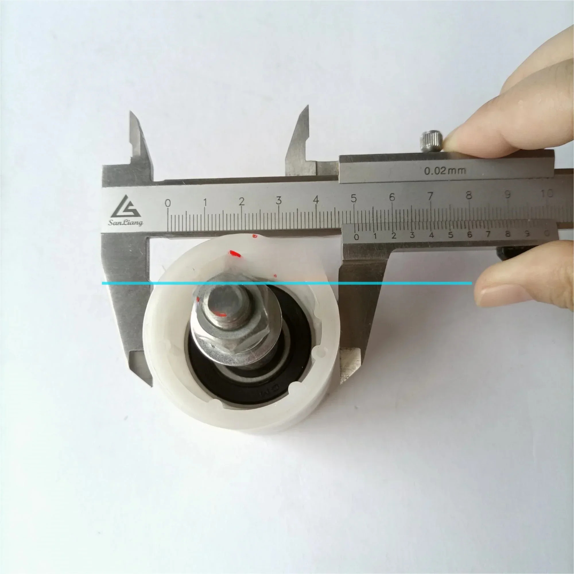 SEEC GAA456DG10 506NCE 50x55mm 베어링 6203 OD55mm W55mm M10 축 사에스컬레이터 난지지 롤러 M8 교체