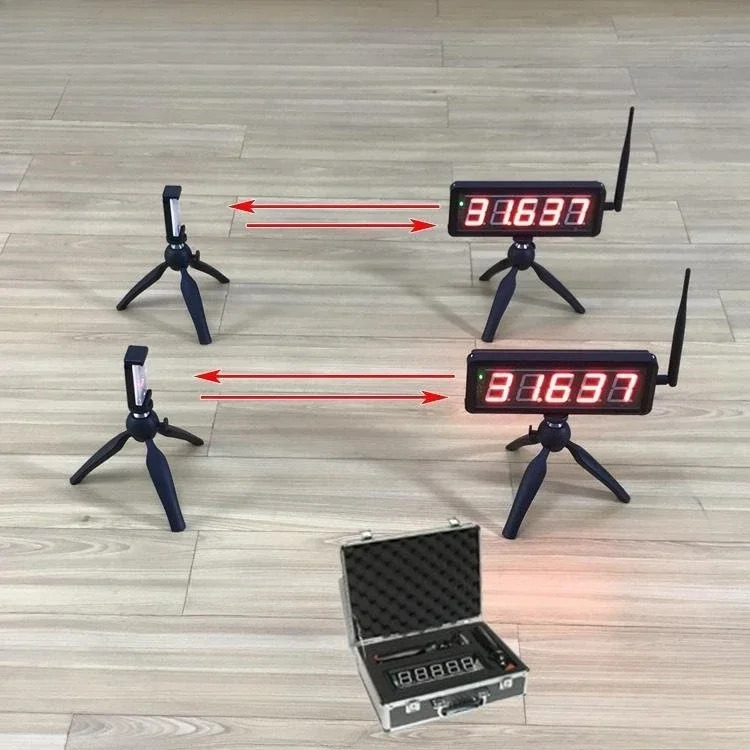 무선 레이저 타이머  트랙/스케이팅/모터사이클 짐카나 적외선 센서