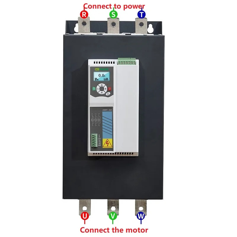 3상 모터 소프트 스타터 내장형 380V 30KW 22KW 37KW 스타팅 팬 펌프 감압기 컨베이어