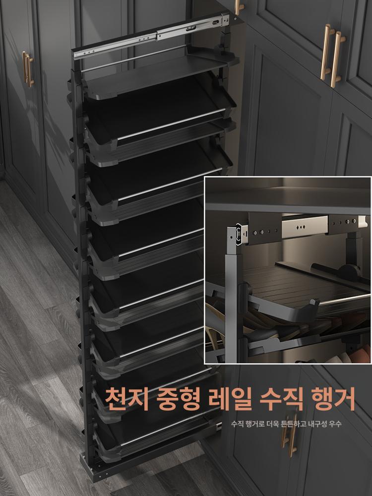인출식 슬라이딩신발장 슬라이드 현관 보관함 신발정리함 신발정리대 신발수납장 - 상세 이미지 4