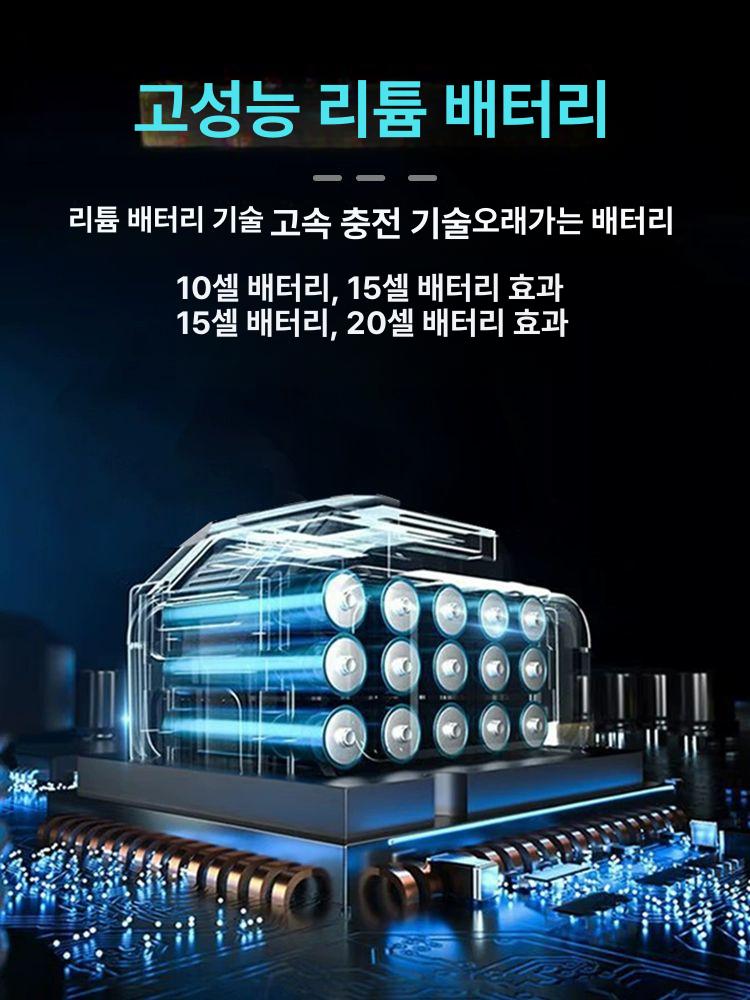 전동 낙엽청소기 제설 먼지제거 낙엽흡입기 블로워 전기 배터리 산업용송풍기 - 상세 이미지 5