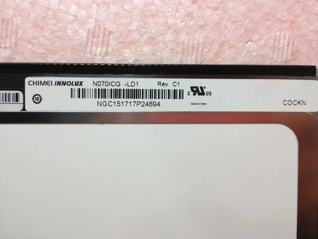 INNOLUX N070ICG-LD1 내부 디스플레이 LCD 화면 7.0 인치