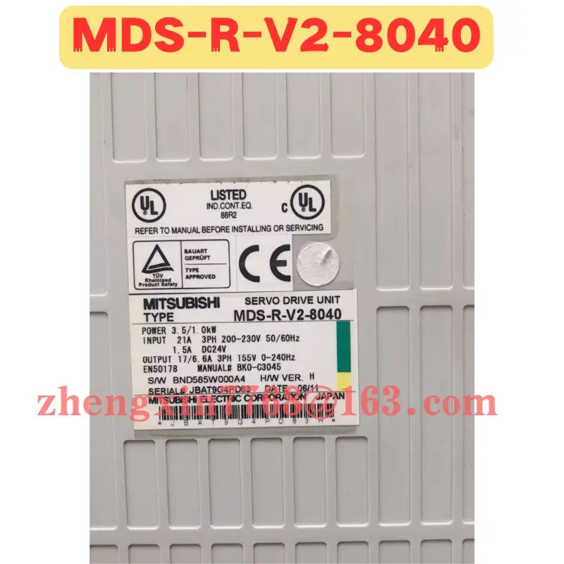 리퍼 서보 드라이브 MDS-R-V2-8040 MDS R V2 8040 정상 기능 완료