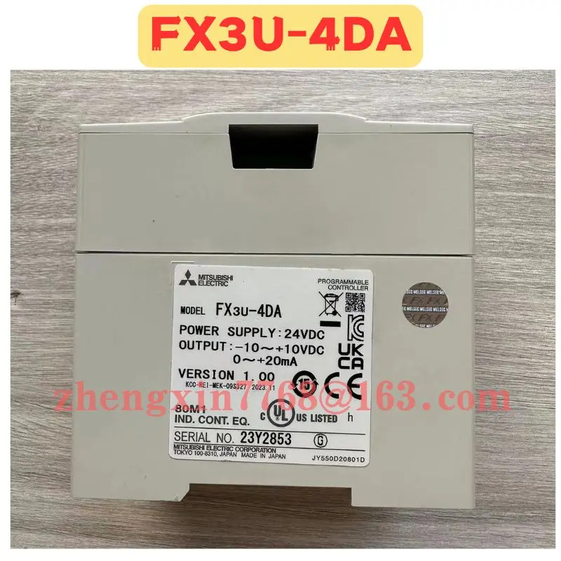 리퍼 모듈 FX3U-4DA FX3U 4DA 정상 기능 완료
