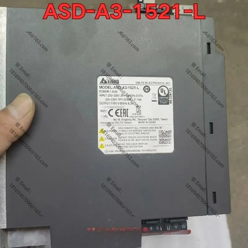 리퍼 ASD-A3-1521-L 서보 드라이브 기능 리퍼는 정상