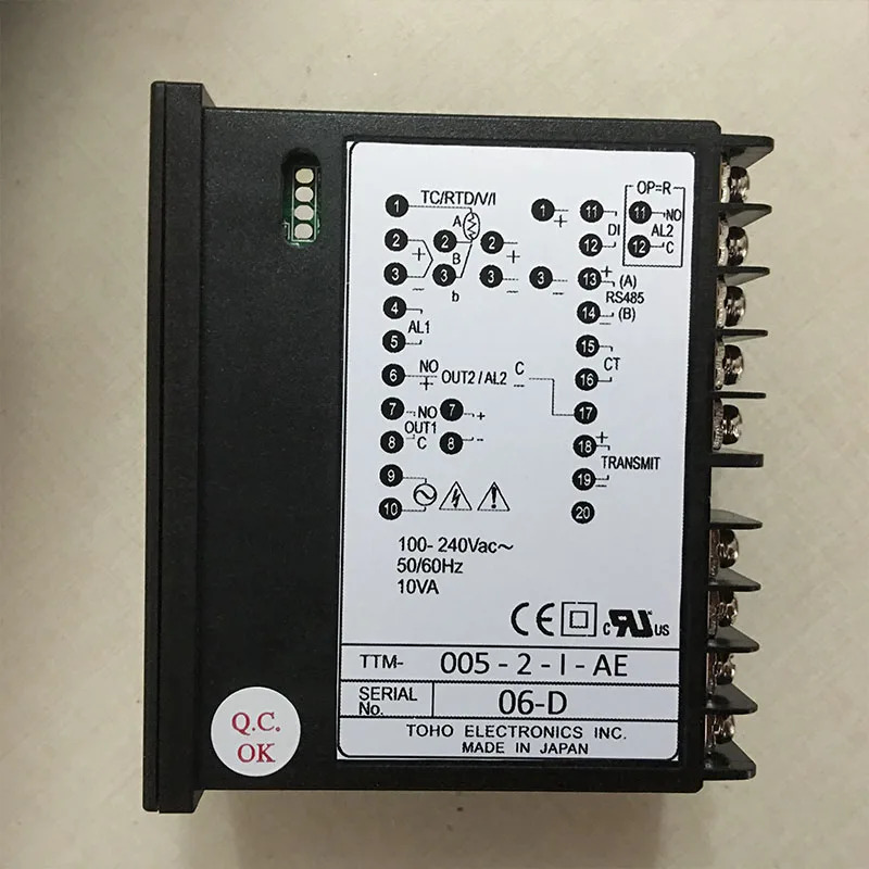 오리지널 일본 TOHO TM-005-2-I-AE 온도 조절기 1 페널티 10