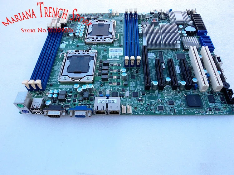슈퍼마이크로 마더보드X8DTL-3 Xeon 프로세서 5600/5500 시리즈 DDR3 SATA2 PCI-E 2.0 통합 Matrox G200eW 그래픽