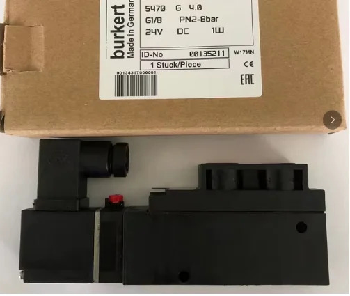 Baode Burkert 오리지널 솔레노이드 밸브 독일산 5470G 4.0 G1-8 PN2-8bar 24V DC 1W 신
