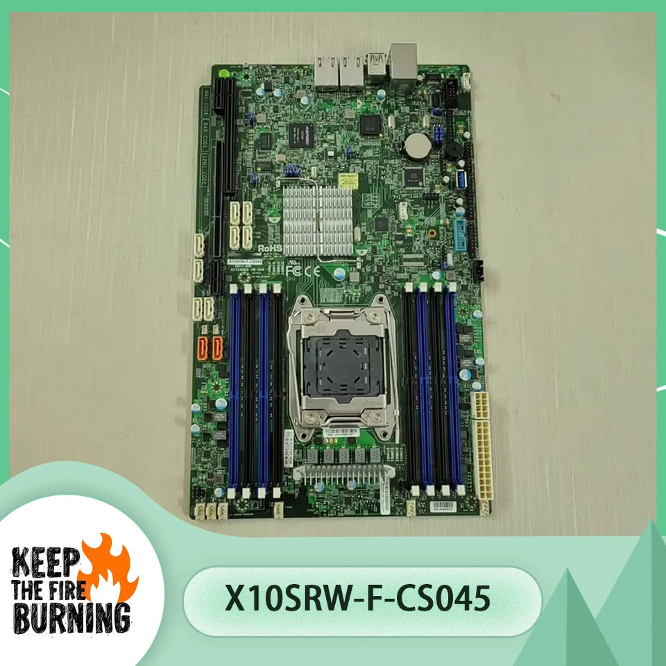 X10SRW-F-CS045 슈퍼마이크로 마더보드듀얼 기가비트 네트워크 카드 LGA2011 V3 V4 DDR4 C612