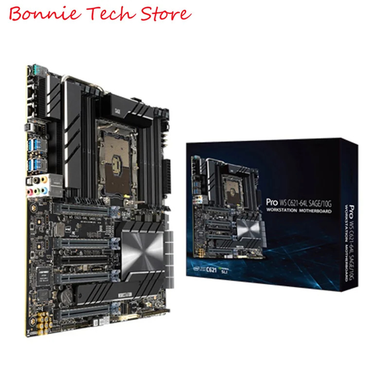프로 WS C621-64L SAGE/10G 워크스테이션 마더보드 LGA3647 1 세대 2 제온 확장 프로세서