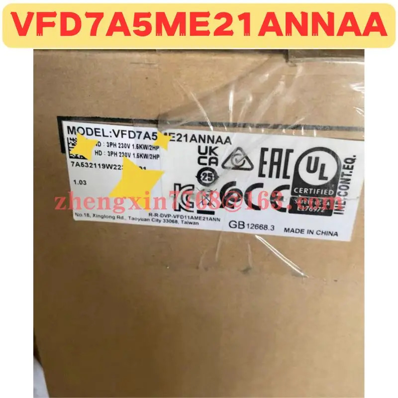 오리지널 주파수 변환기 VFD7A5ME21ANNAA