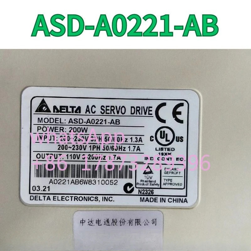 리퍼 서보 컨트롤러 ASD-A0221-AB OK