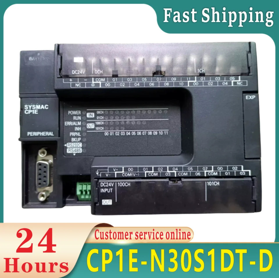 오리지널 CP1E-N30S1DT-D PLC 컨트롤러 신