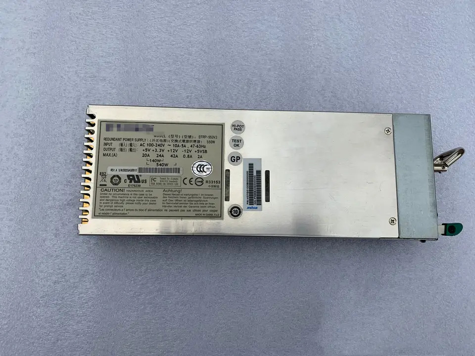 EFRP-553V3 스왑 이중화 전원공급장치 모듈 ETASIS 서버550W