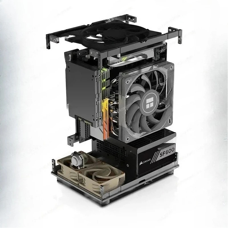7.9리터 F1-SFX 단일 디스플레이 SFXL 전원공급장치 itx 소형방열 구멍 양면 반전