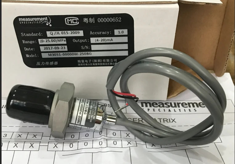 M3051-00000W-250BG MEAS 압력센서 기술 지원