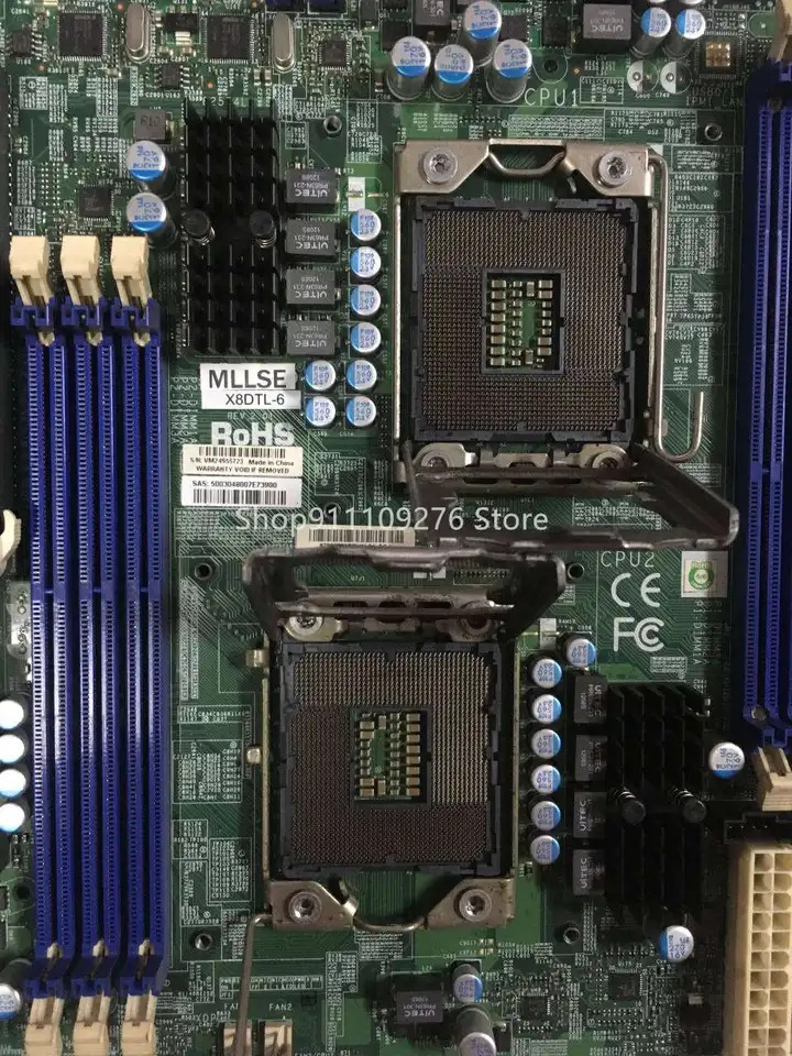 슈퍼마이크로 마더보드X8DTL-6 제온 프로세서 5600/5500 시리즈 DDR3 SATA2 PCI-E 2.0