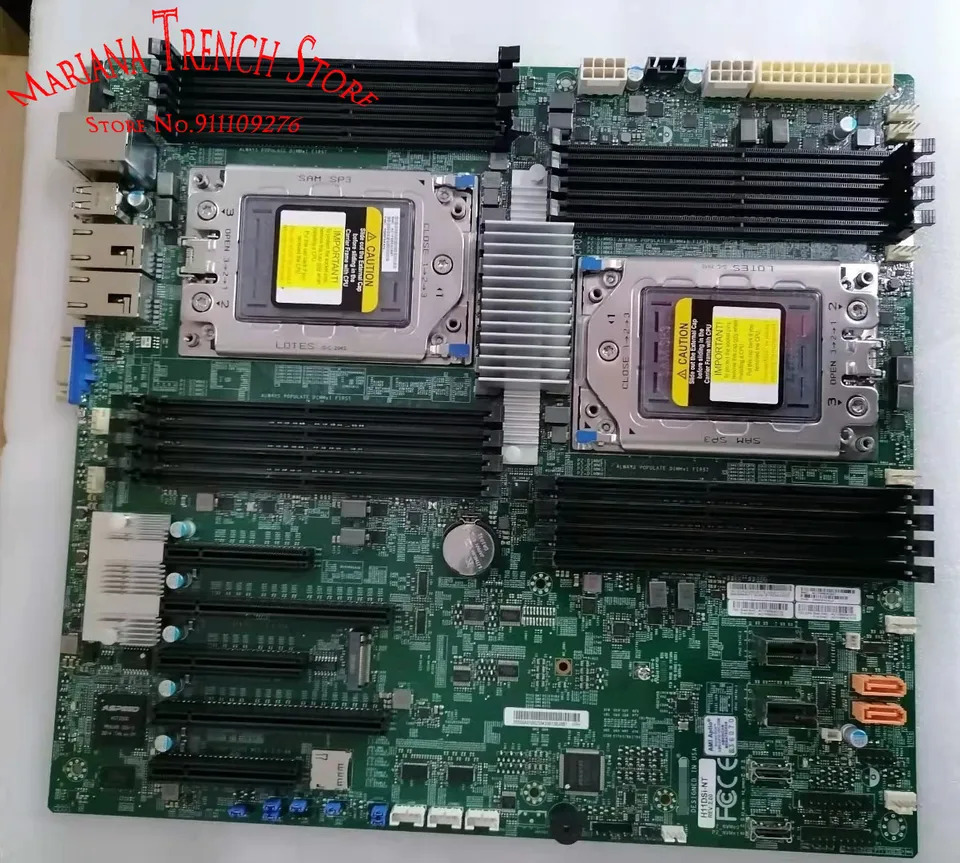 슈퍼마이크로 산업패키지 A 마더보드H11DSi-NT EPYC 7001/7002 시리즈 프로세서 내부 NVMe 포트 PCI-E 3.0x4