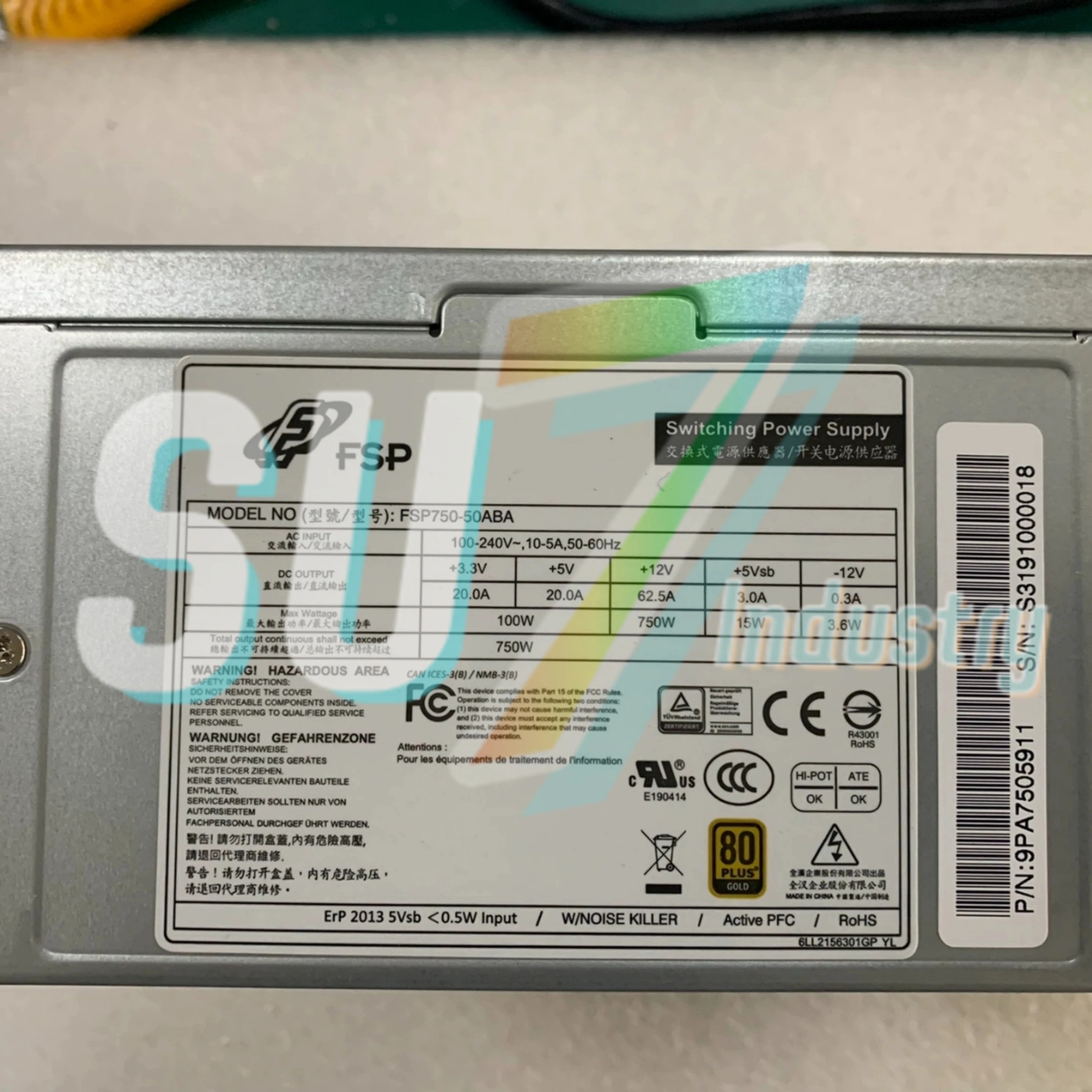 오리지널 산업컴퓨터 전원공급장치 FSP600-80PSA FSP600-80PSASK FSP650-80GLC FSP700-80PSA FSP750-50ABA