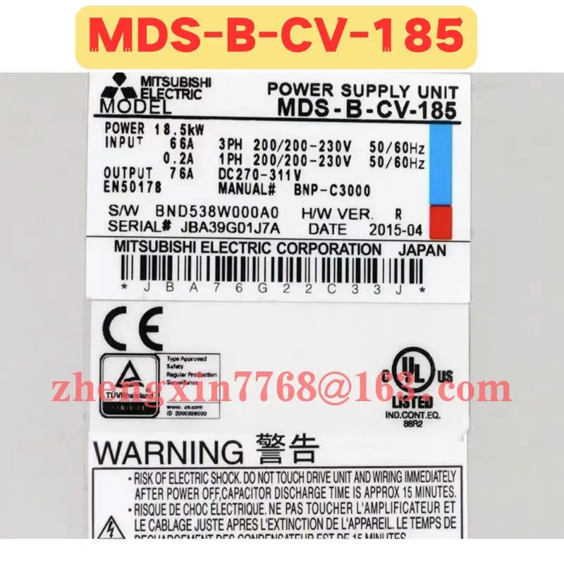 리퍼 서보 드라이브 MDS-B-CV-185 MDS B CV 185 정상 기능 완료
