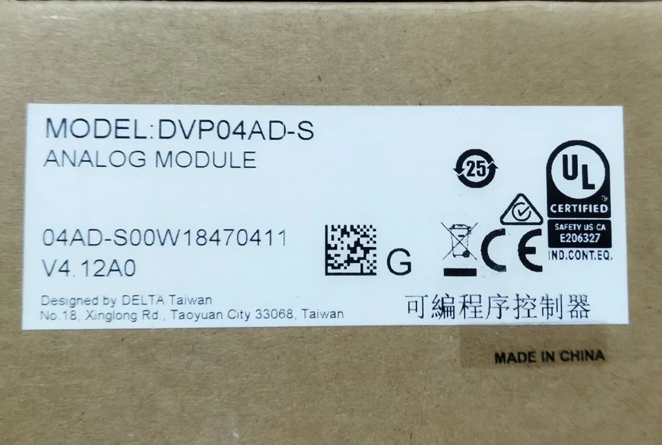 델타 아날로그 확장 모듈 DVP04AD-S DVP04DA-S 신