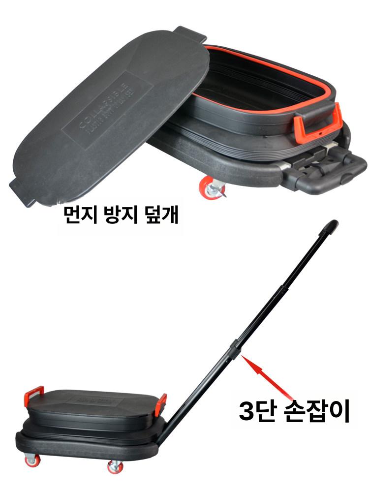 캠핑용 대용량 접이식물통 버킷 피크닉 낚시 물탱크 차박 워터백 여행 뚜껑 생수통 - 상세 이미지 4