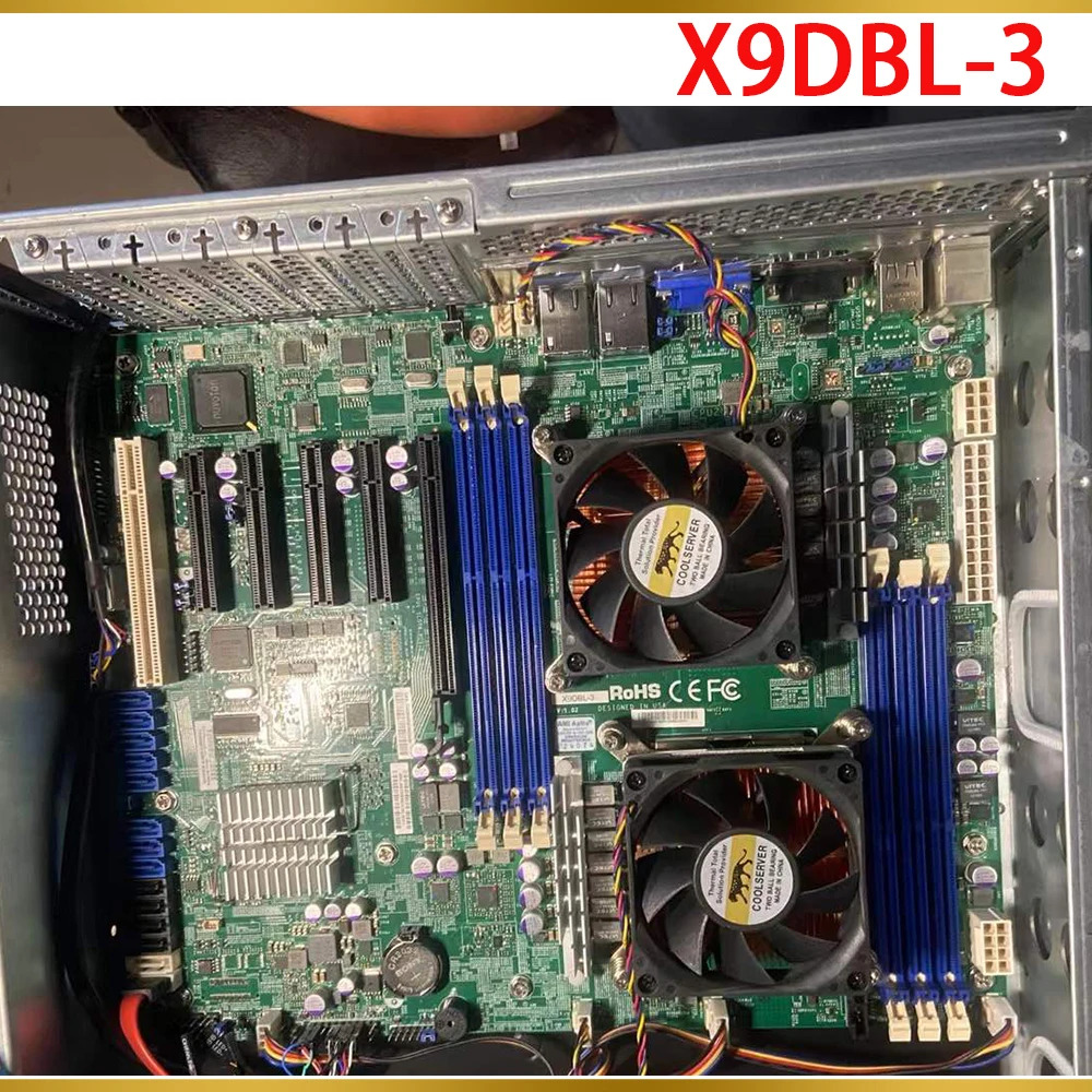Supermicro 서버 마더보드 Xeon 프로세서 E5-2400 v2 LGA1356 DDR3 8x SAS/SATA2 포트C606 X9DBL-3에서