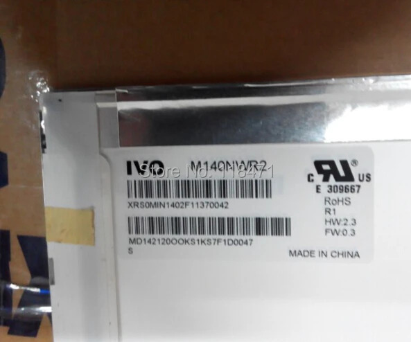 14.0 인치 TFT LCD 패널 M140NWR2 R1 1366 RGB x 768 WXGA WLED 디스플레이 LVDS 스크린 1ch6 비트