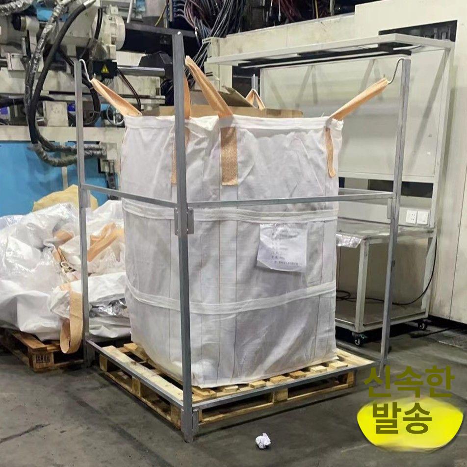 수거함 톤백거치대 분리수거 걸이대 톤마대 포대 톤백걸이 농업용 산업용 바퀴 - 상세 이미지 2