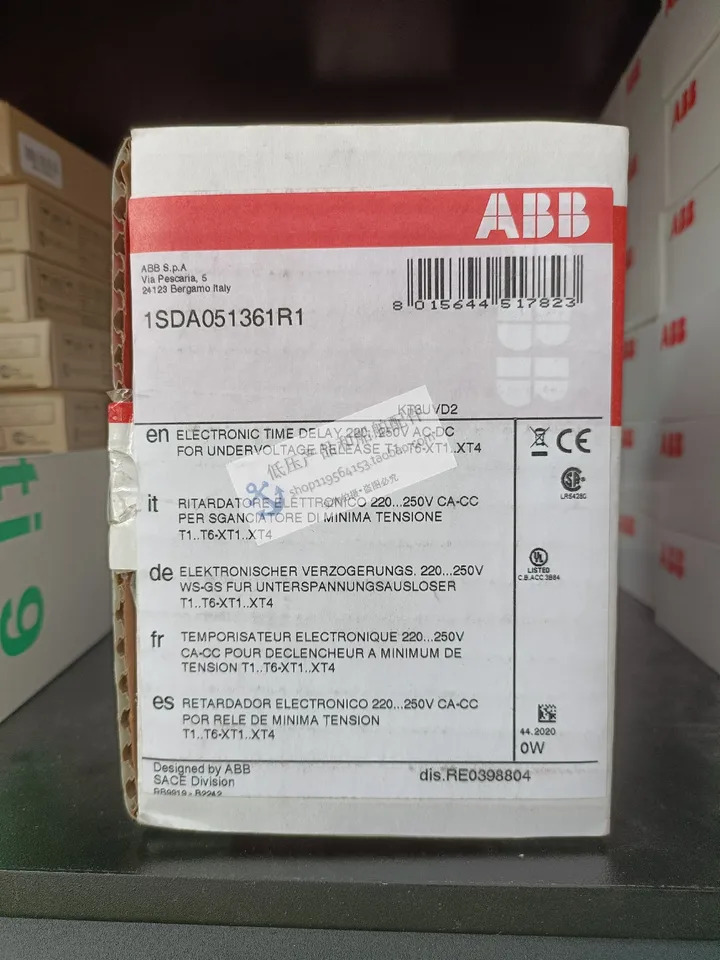 오리지널 ABB 지연 언더 전압 릴리스 UVD TD장치 220-250VC R0757W05D
