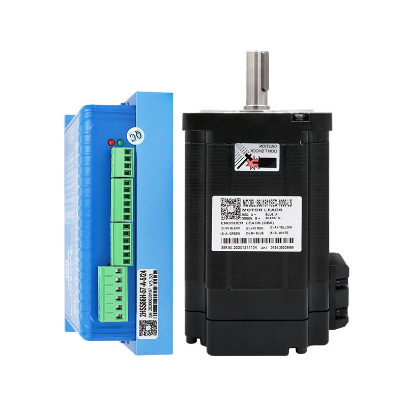 86J18118EC-1000-LS2HSS86H 고토크 8.5nm 완전 루프 스테퍼 모터 드라이버
