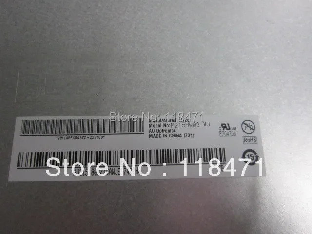 오리지널 A 등급 LCD 패널 AUO 1920RGBx 1080FHD M215HW03 V1 21.5 인치