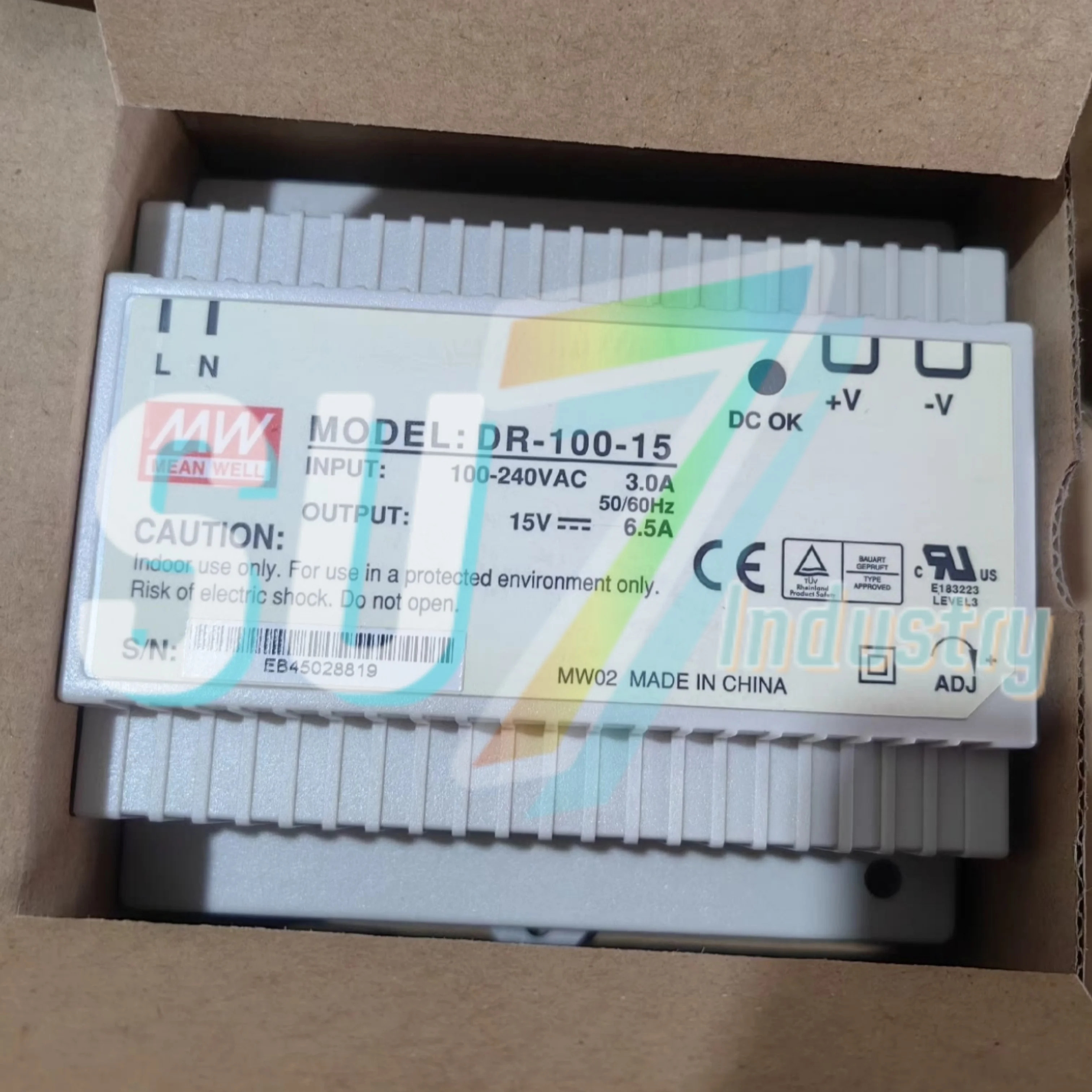 Mean Well DR-100-12 DR-100-15 DR-100-24 스위치 전원공급장치 내 새