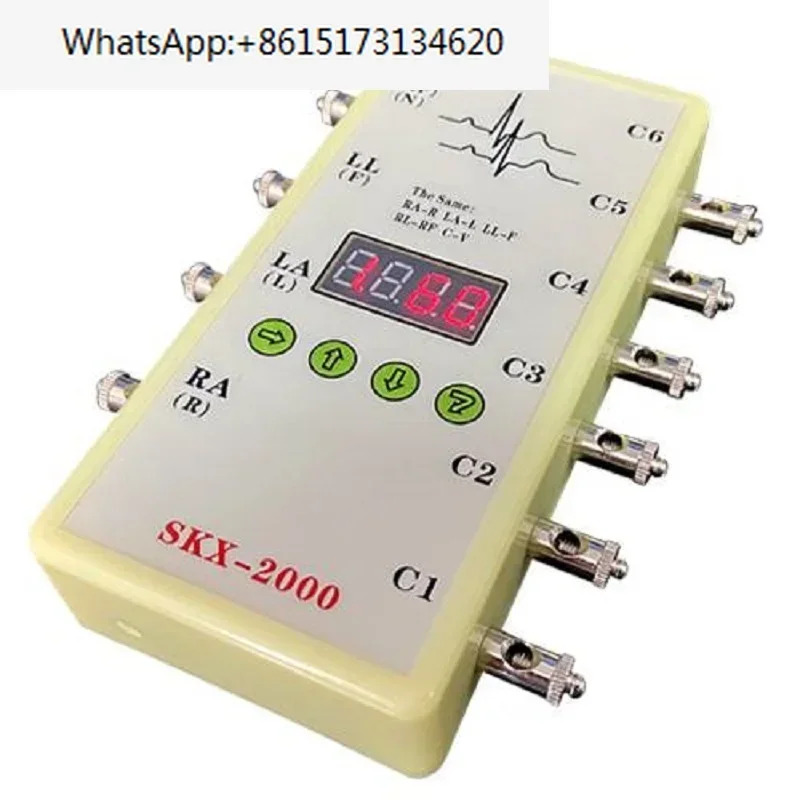 SKX-2000C ECG 시뮬레이터 신호 발생기 10-200bpm 전원공급장치