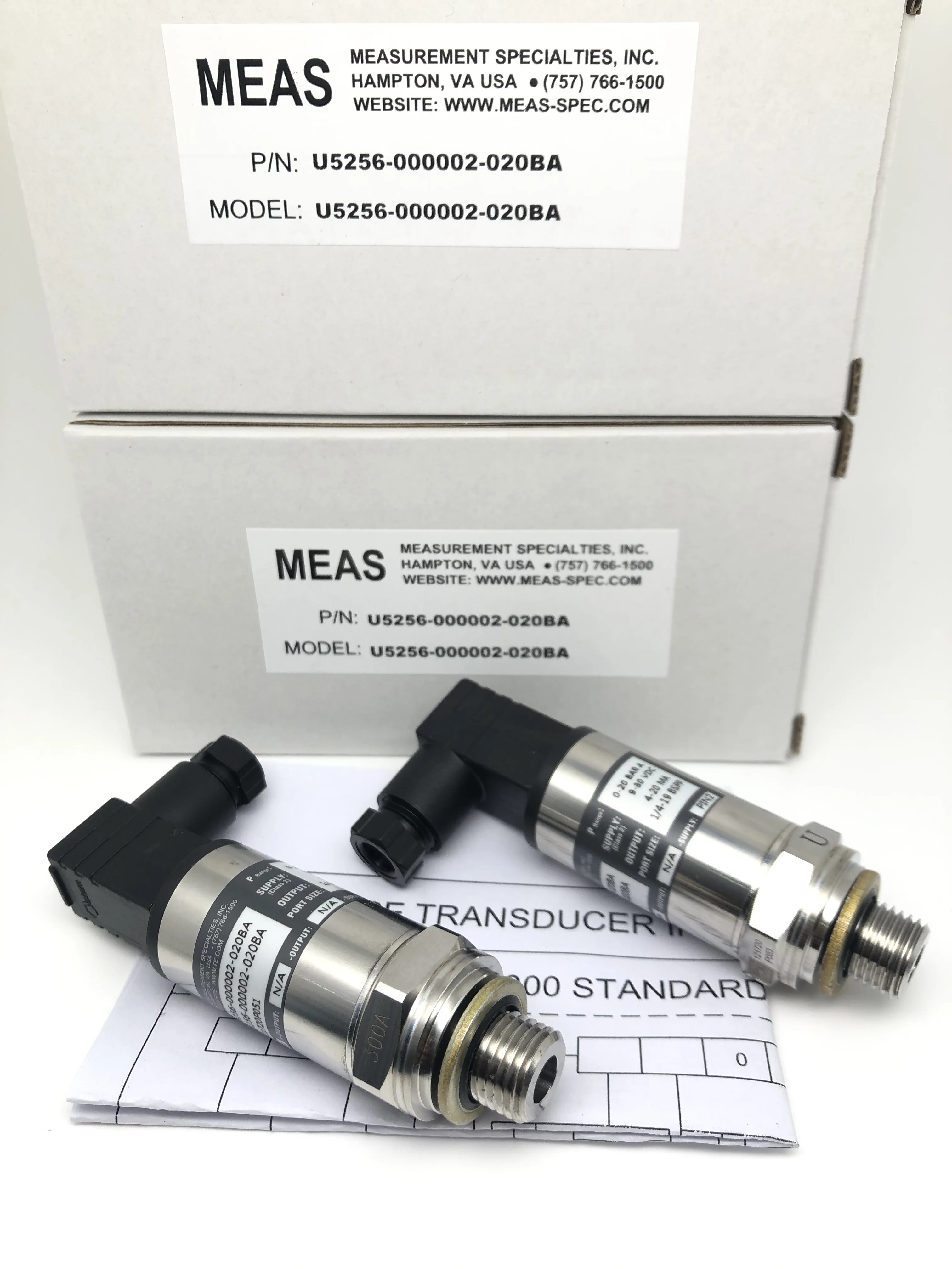 U5256-000002-020BA MEAS 압력센서 기술 지원