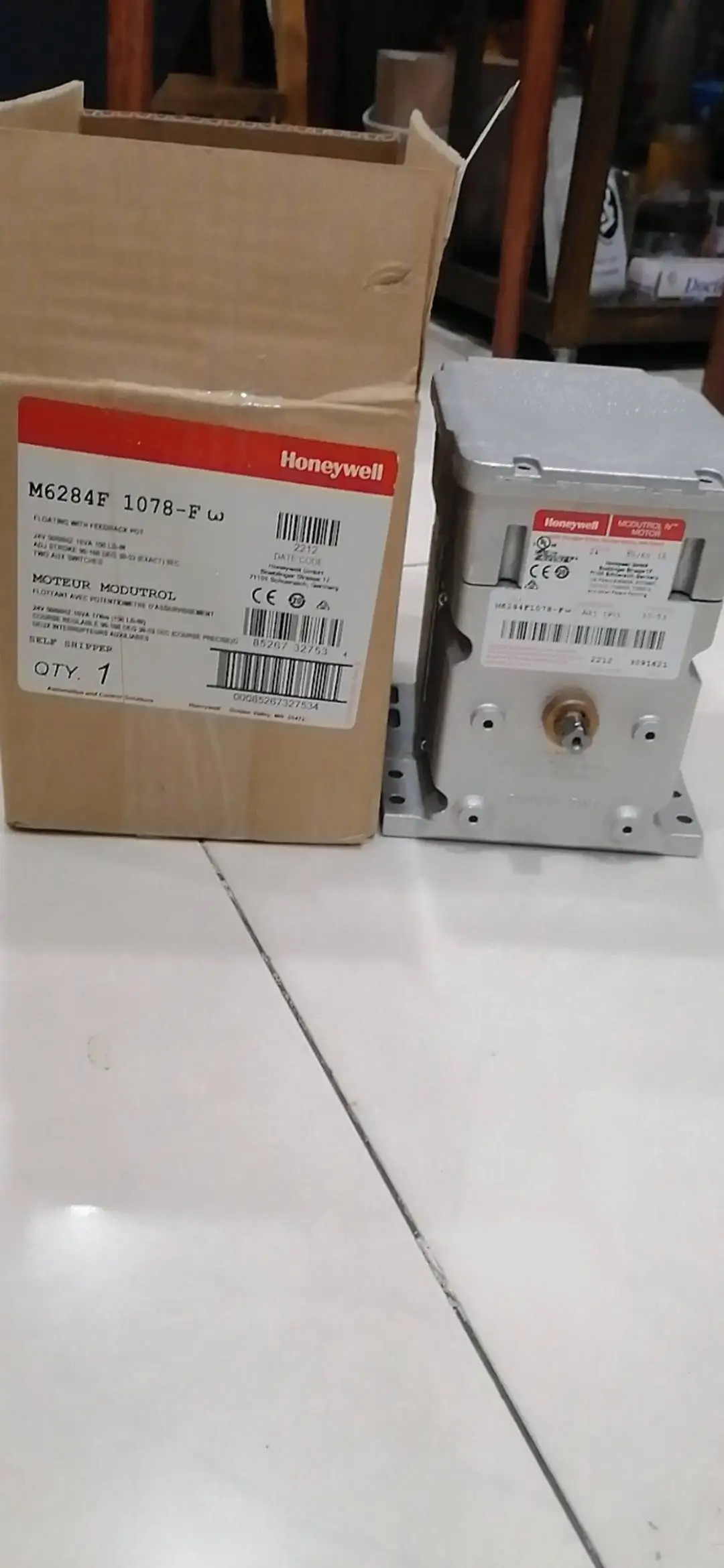 M6284F1078-F 하니웰 공점 액츄에이터 오리지널 기술 지원